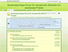 Tablet Screenshot of energiepsychologie.net